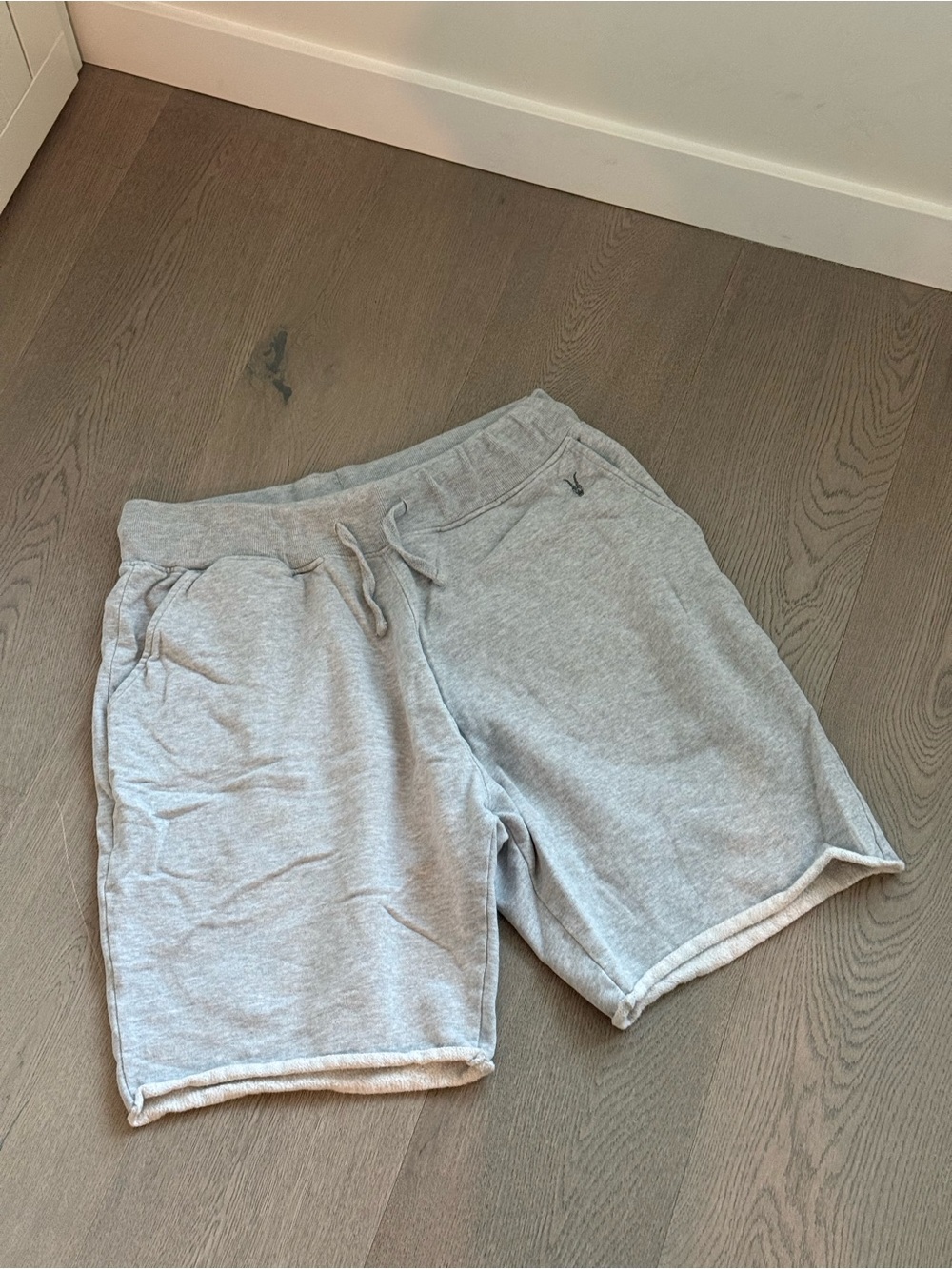 All Saints Light Grey Athletic Sweat Shorts